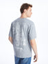 LC Waikiki Crew Neck Short Sleeve Printed Combed Cotton Men's T-shirt